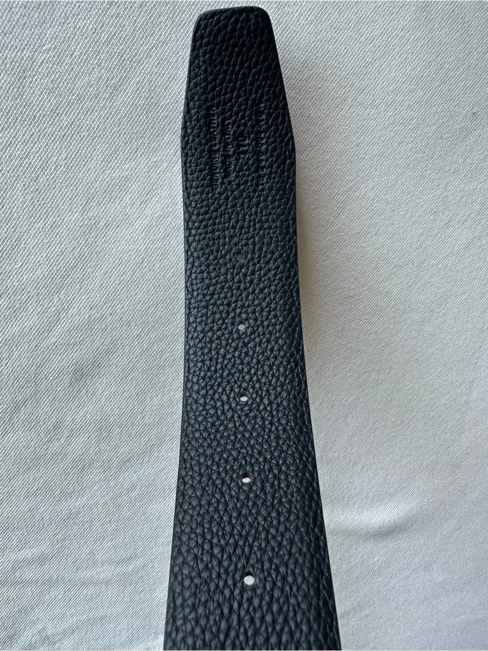 Reversible Tom Ford T Belt with Gold T-Bar Buckle
